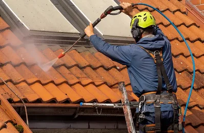 Démoussage et hydrofuge de toiture à Semallé